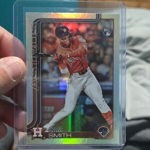 Topps Astros Trading Card - Orange and White